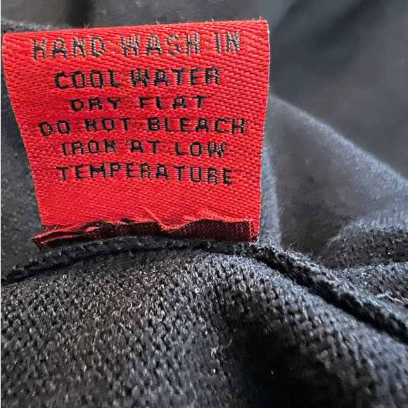 Red Women's Tunic Open Cardigan Size 3X in Black with Shawl Collar - Picture 6 of 6